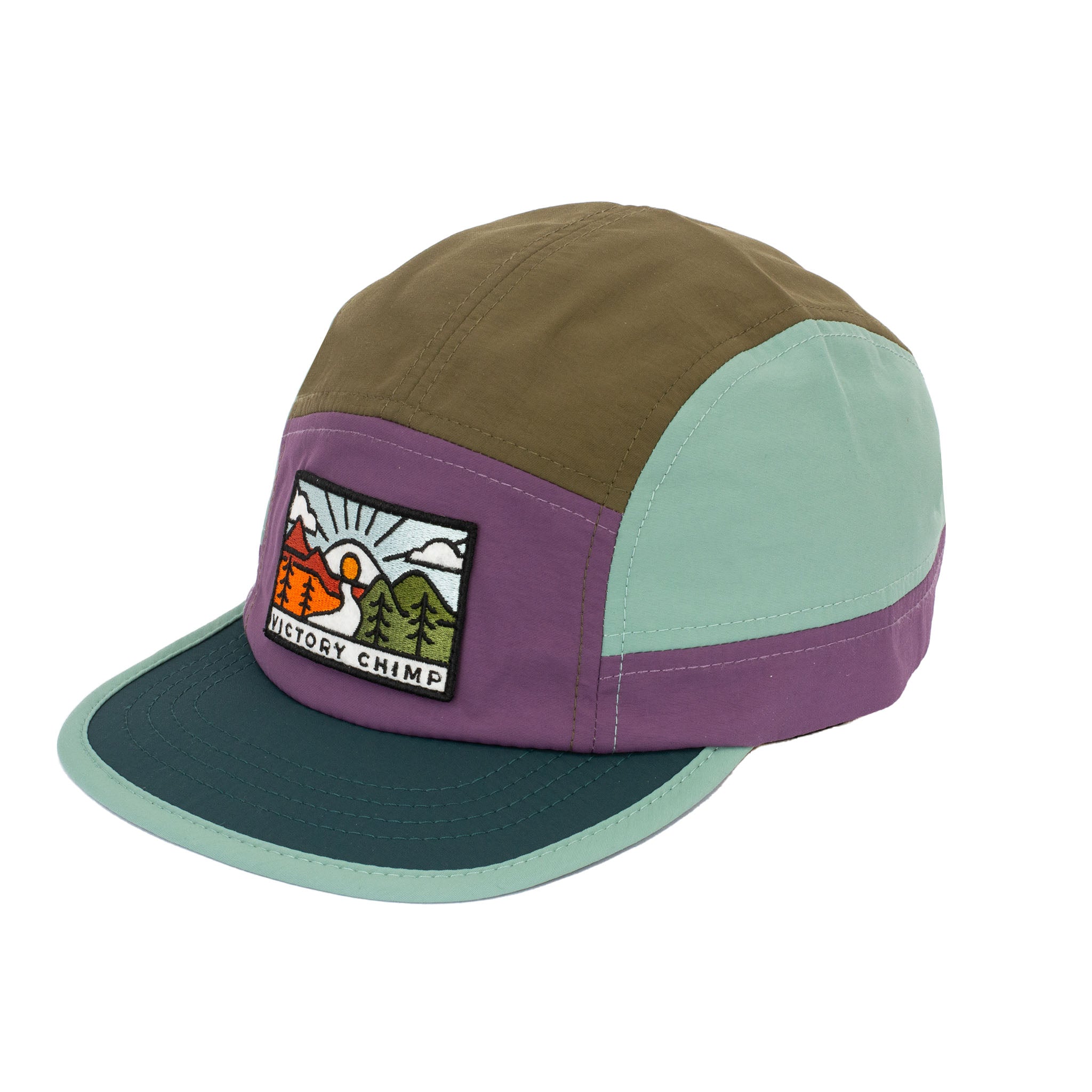 Out There Panel Trail Cap Heather Mountain – Victory Chimp
