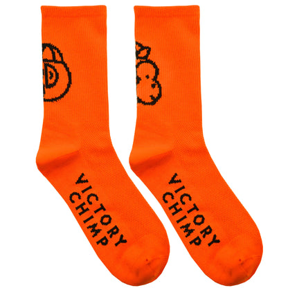 Signature Chimpeur High Top Socks (Orange)