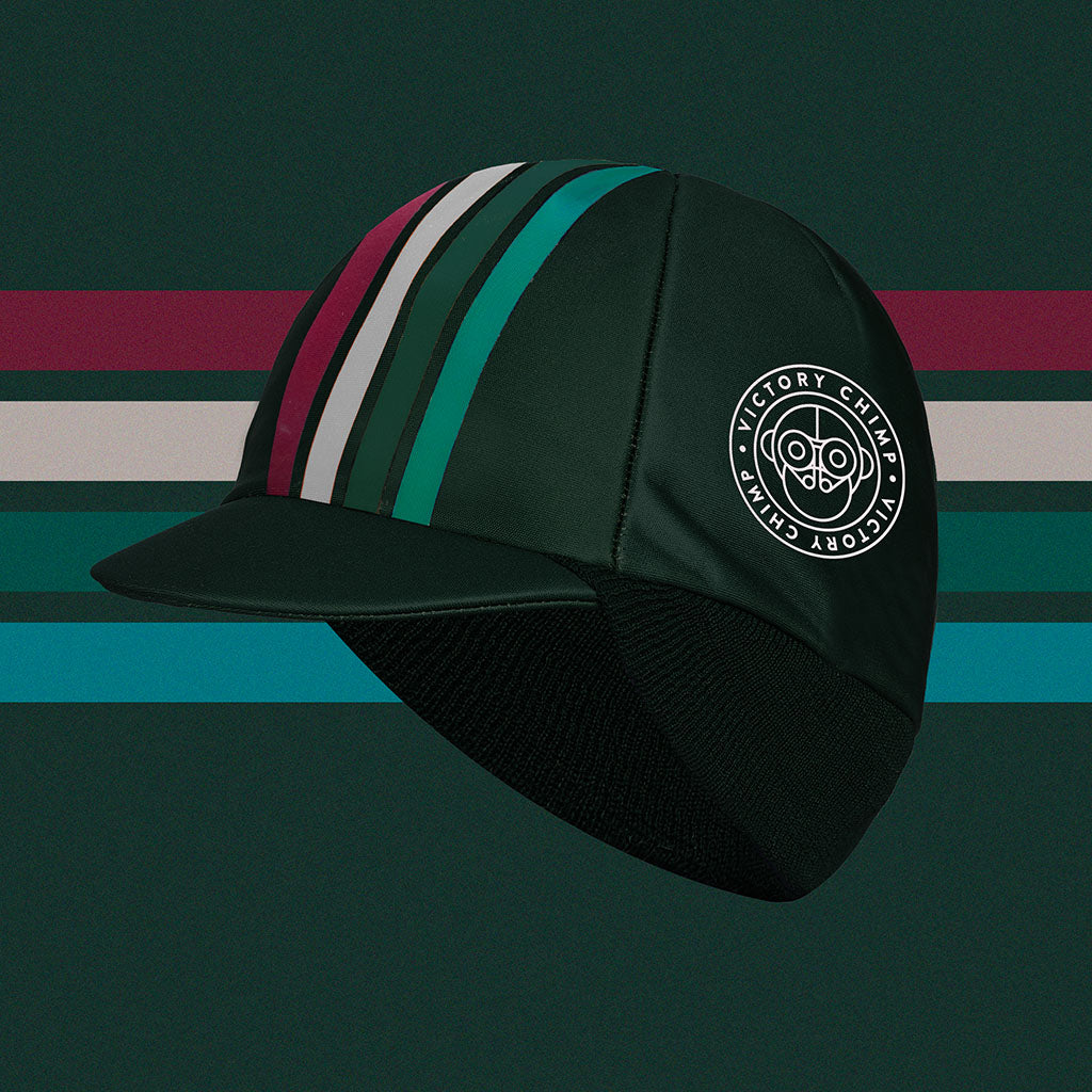 Belgian Style Winter Cycling Cap (Forest Green)