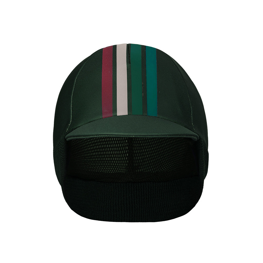 Belgian Style Winter Cycling Cap (Forest Green)