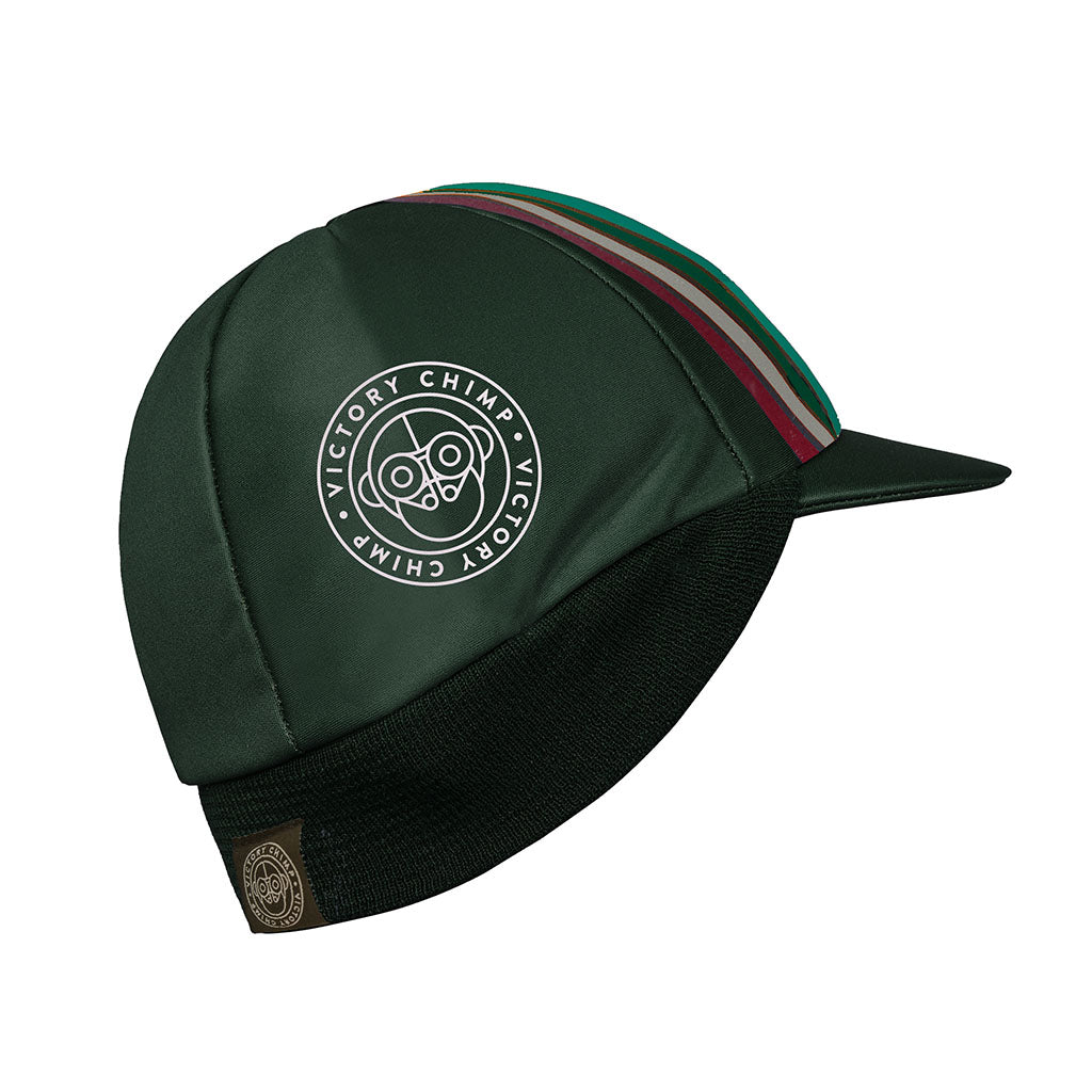 Belgian Style Winter Cycling Cap (Forest Green)