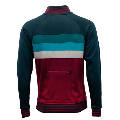 CC Chimpeur Full Zip Track Top (Forest Green/Wine)