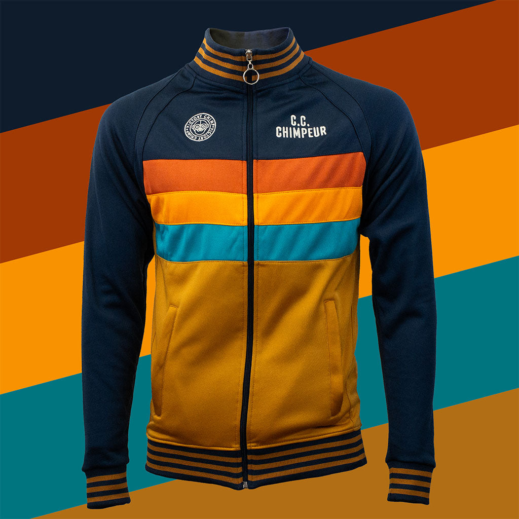 CC Chimpeur Full Zip Track Top (Navy/Ochre)