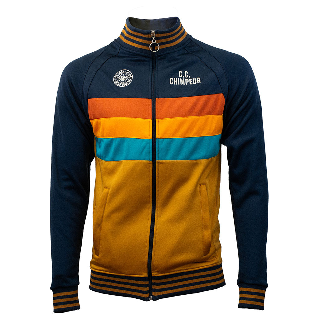 CC Chimpeur Full Zip Track Top (Navy/Ochre)