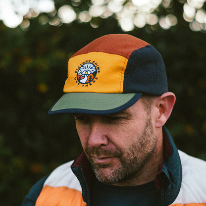 Out There Fleece 5 Panel Trail Cap (Mars/Ochre)