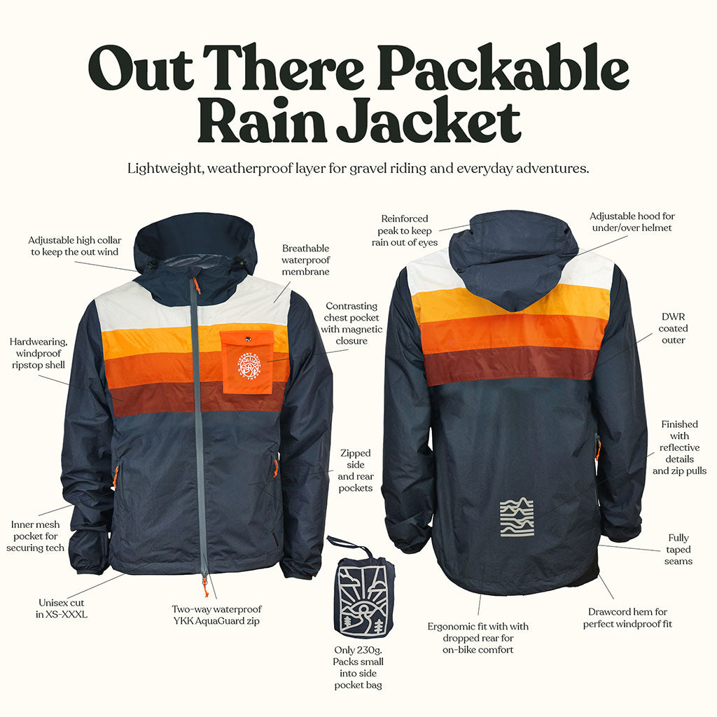 Packable breathable rain jacket online