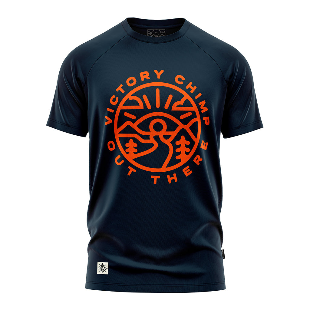 Out There Trail T-Shirt (Logo Navy)