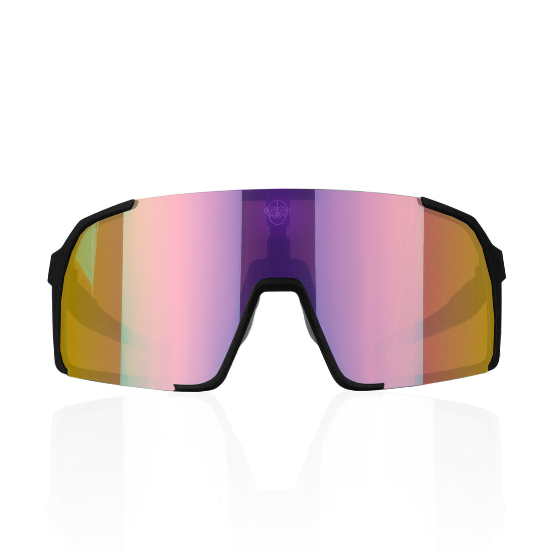 A.P.E. Optics Vega Evo Sunglasses (Matte Black w/ Jet Fuel Mirror Lens)