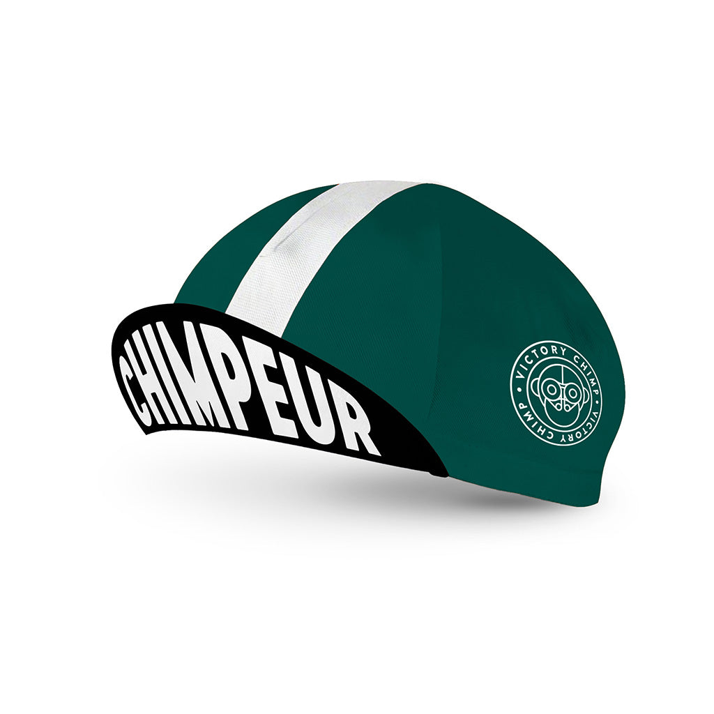 Signature Chimpeur Cotton Cycling Cap (Forest Green)