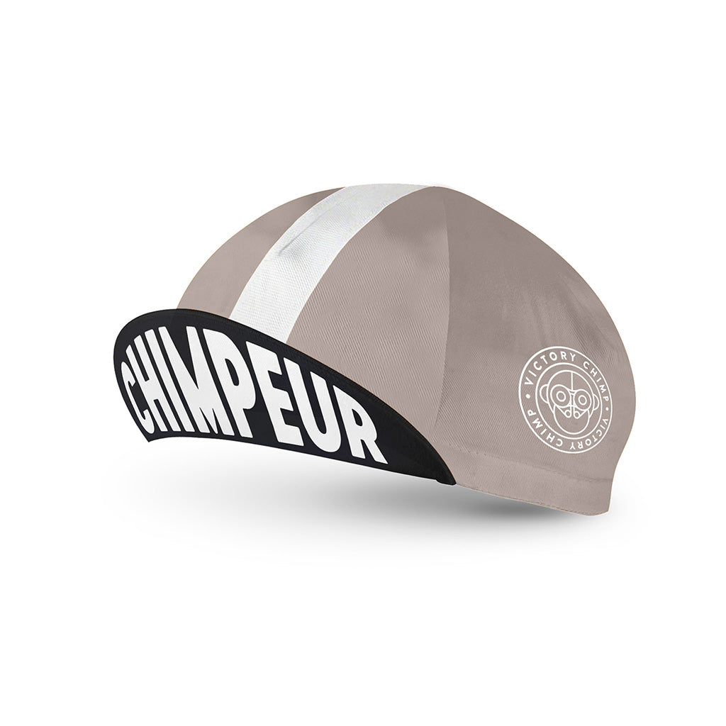 Signature Chimpeur Cotton Cycling Cap (Moon Dust)