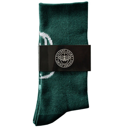 Signature Chimpeur High Top Socks (Forest Green)