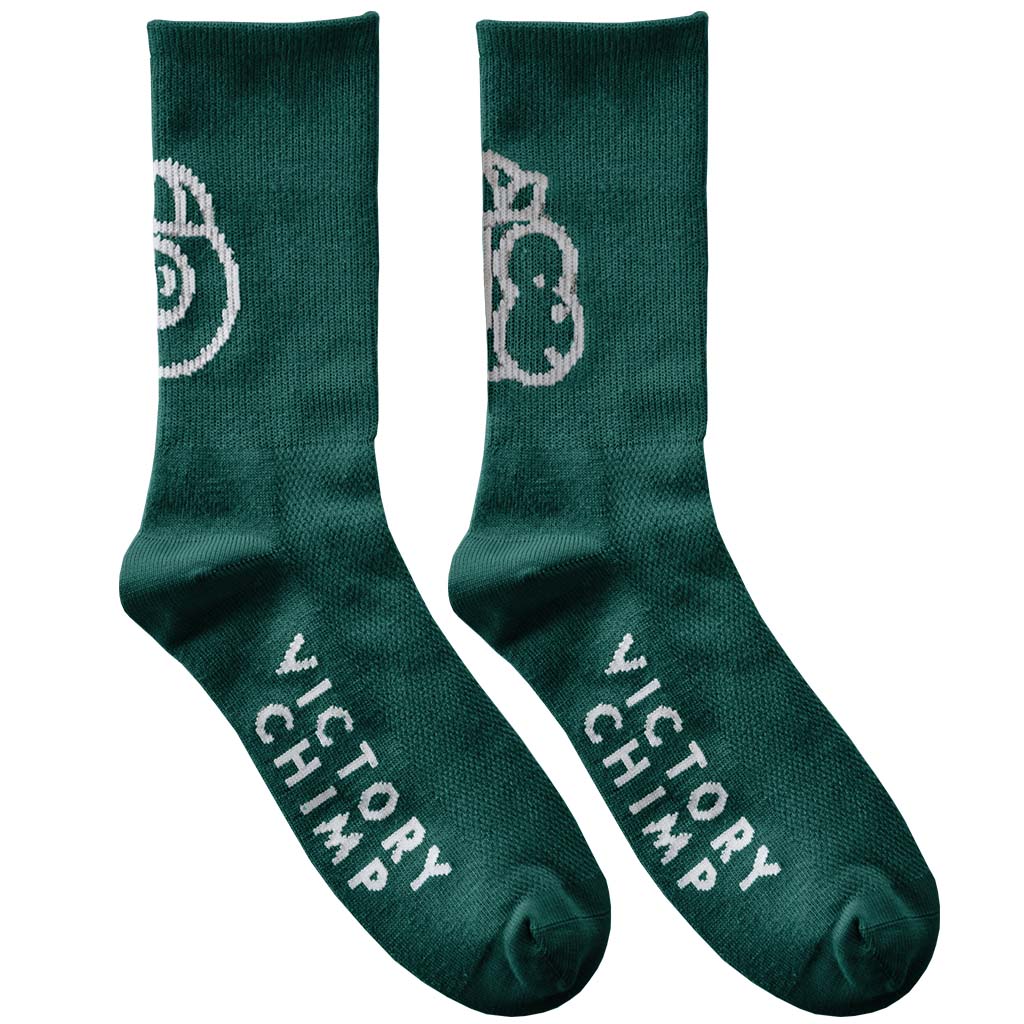 Signature Chimpeur High Top Socks (Forest Green)