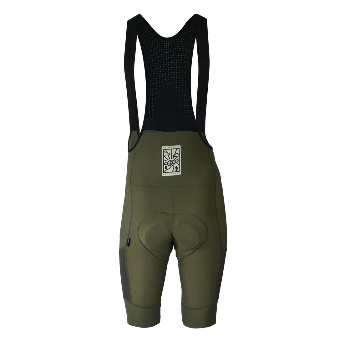 Out There Cargo Bib Shorts (Olive) | Cycling Shorts Men | Victory Chimp