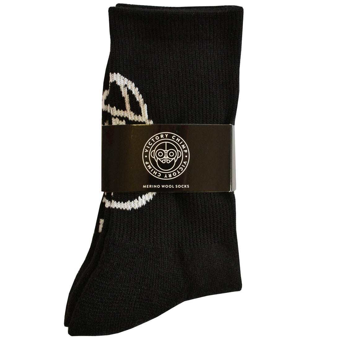 Chimpeur Merino Wool Winter Socks (Black)