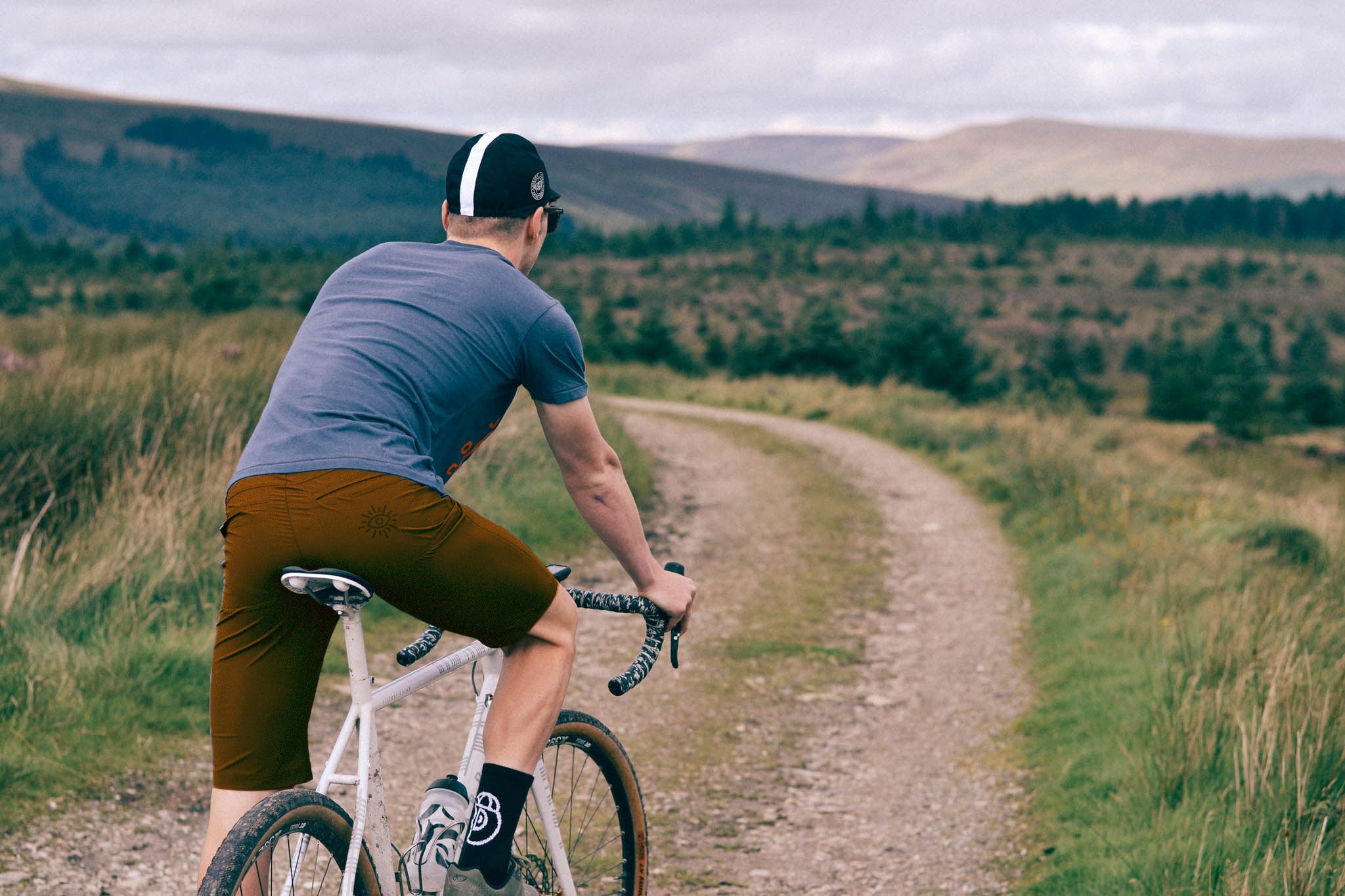 Rust store biker shorts