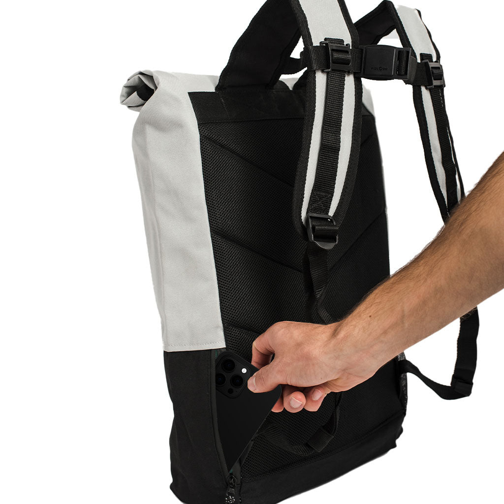 Norfee Industries HAZ Roll Top Backpack (Smoke/Black)